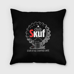 Подушка квадратная Skuf club, цвет: 3D-принт