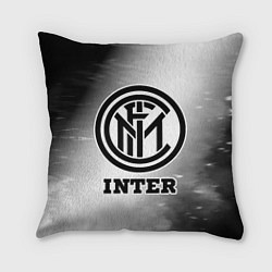 Подушка квадратная Inter sport на светлом фоне