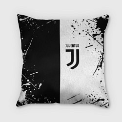 Подушка квадратная Juventus краски текстура спорт