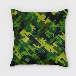 Подушка квадратная Camouflage - pattern ai art, цвет: 3D-принт