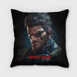 Подушка квадратная Веном Снейк из игры Metal gear, цвет: 3D-принт