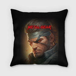 Подушка квадратная Веном Снейк из игры Metal gear