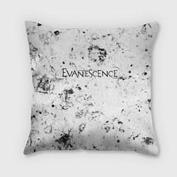 Подушка квадратная Evanescence dirty ice, цвет: 3D-принт