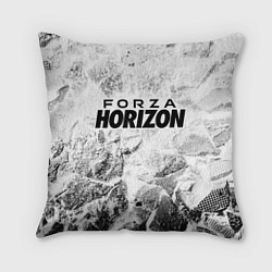 Подушка квадратная Forza Horizon white graphite, цвет: 3D-принт