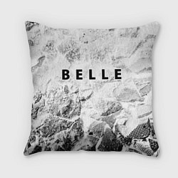 Подушка квадратная Belle white graphite