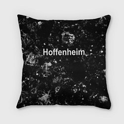 Подушка квадратная Hoffenheim black ice, цвет: 3D-принт