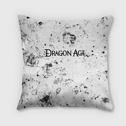Подушка квадратная Dragon Age dirty ice, цвет: 3D-принт
