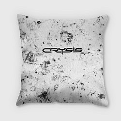 Подушка квадратная Crysis dirty ice, цвет: 3D-принт