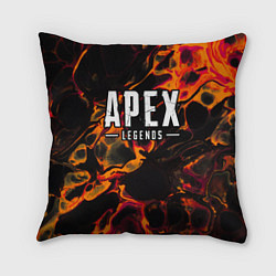 Подушка квадратная Apex Legends red lava