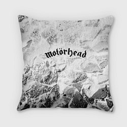 Подушка квадратная Motorhead white graphite