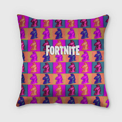 Подушка квадратная Fortnite logo pattern game, цвет: 3D-принт