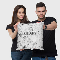 Подушка квадратная The Killers dirty ice, цвет: 3D-принт — фото 2