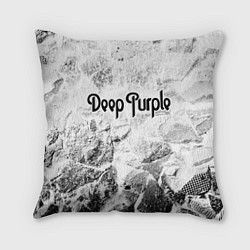 Подушка квадратная Deep Purple white graphite