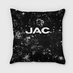 Подушка квадратная JAC black ice, цвет: 3D-принт