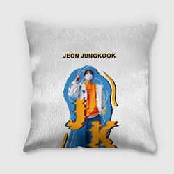Подушка квадратная BTS Jeon Jungkook, цвет: 3D-принт