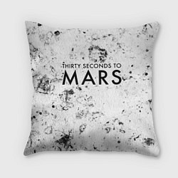 Подушка квадратная Thirty Seconds to Mars dirty ice