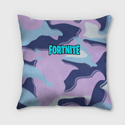 Подушка квадратная Fortnite camo steel, цвет: 3D-принт
