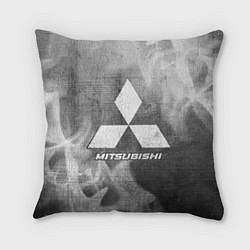 Подушка квадратная Mitsubishi - grey gradient, цвет: 3D-принт