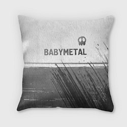 Подушка квадратная Babymetal - white gradient посередине, цвет: 3D-принт