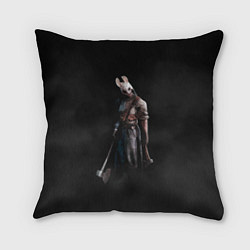 Подушка квадратная Dead By Daylight - Охотница, цвет: 3D-принт