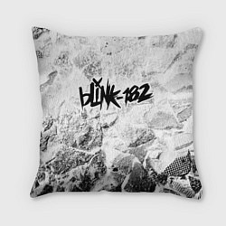 Подушка квадратная Blink 182 white graphite