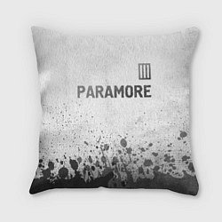 Подушка квадратная Paramore - white gradient посередине