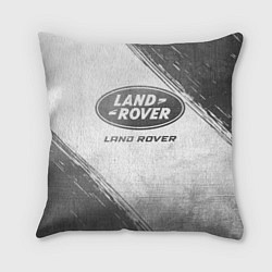 Подушка квадратная Land Rover - white gradient, цвет: 3D-принт