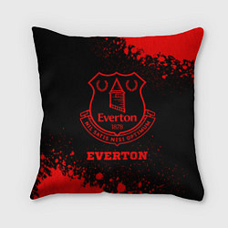 Подушка квадратная Everton - red gradient, цвет: 3D-принт