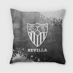 Подушка квадратная Sevilla - grey gradient, цвет: 3D-принт