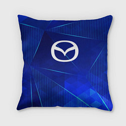 Подушка квадратная Mazda blue poly