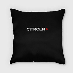 Подушка квадратная Citroen logo