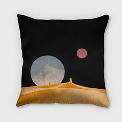 Подушка квадратная Arrakis sandworm Dune, цвет: 3D-принт