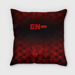 Подушка квадратная Enhypen red poly, цвет: 3D-принт