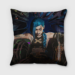 Подушка квадратная Unhappy Jinx, цвет: 3D-принт
