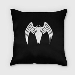 Подушка квадратная Venom - spider logo, цвет: 3D-принт