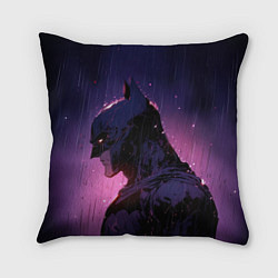 Подушка квадратная Batman - Neon rain, цвет: 3D-принт