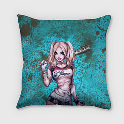 Подушка квадратная Harley Quinn, цвет: 3D-принт