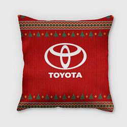 Подушка квадратная Toyota new year