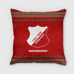 Подушка квадратная Hoffenheim new year, цвет: 3D-принт