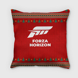 Подушка квадратная Forza Horizon new year, цвет: 3D-принт