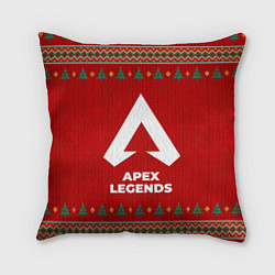 Подушка квадратная Apex Legends new year, цвет: 3D-принт