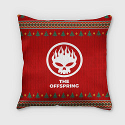 Подушка квадратная The Offspring new year, цвет: 3D-принт