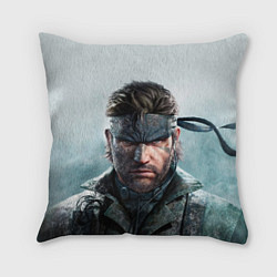 Подушка квадратная Snake Solid - metal gear, цвет: 3D-принт