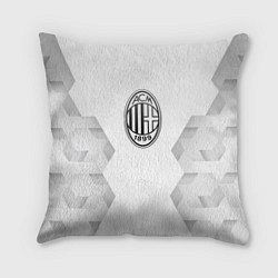 Подушка квадратная AC Milan white poly