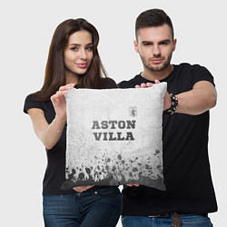 Подушка квадратная Aston Villa - white gradient посередине, цвет: 3D-принт — фото 2