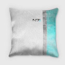 Подушка квадратная Shepard N7 - галлюцинации, цвет: 3D-принт