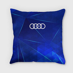 Подушка квадратная Audi blue poly