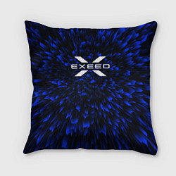 Подушка квадратная Exeed blue energy, цвет: 3D-принт