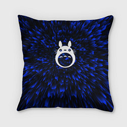 Подушка квадратная Totoro blue energy, цвет: 3D-принт