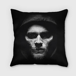 Подушка квадратная Sons Of Anarchy - Jax skull, цвет: 3D-принт